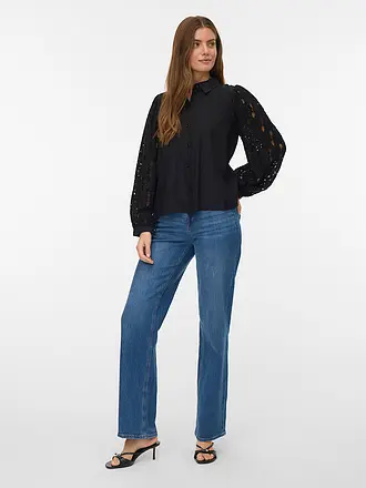 VERO MODA | Bluse VMFABENA | schwarz